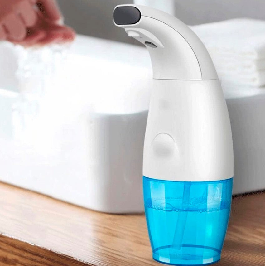 Dispensador de jabón con sensor.