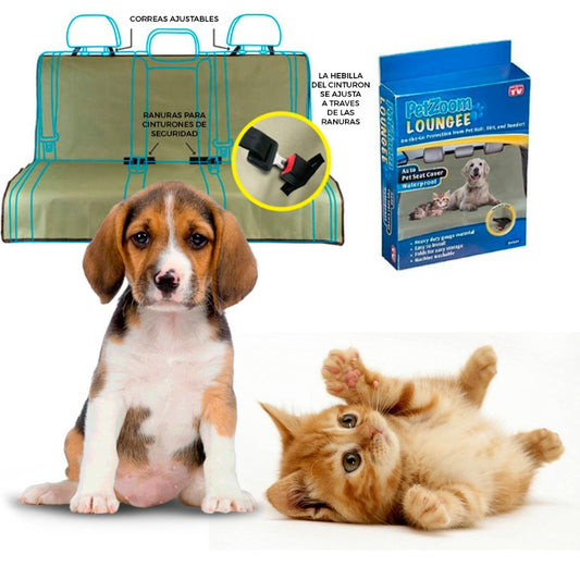 Funda Cubre Asiento Auto Para Mascotas