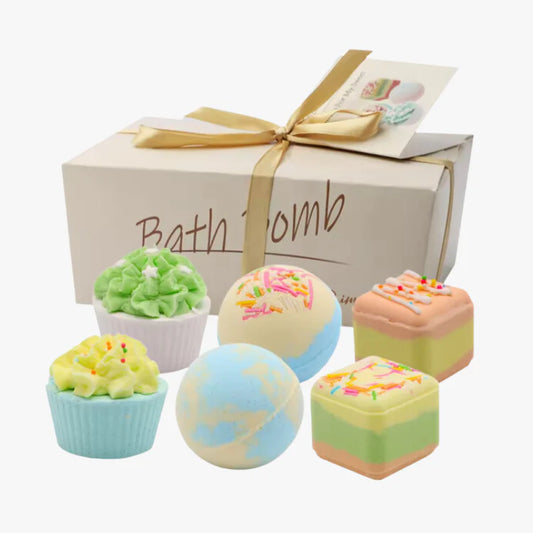 Set de 6 pcs Bombas CUP CAKE Bañera